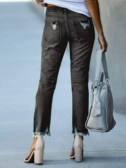 Women‘s Low Rise Jeans Skinny Pants Trousers Full Length Denim Ripped Micro-elastic Mid Waist Fashion Streetwear Street Daily Black Dark Navy S M Fall Winter 24 Women‘s Low Rise Jeans Skinny Pants Trousers Full Length Denim Ripped Micro-elastic Mid Waist Fashion Streetwear Street Daily Black Dark Navy S M Fall Winter -LIGHTINTHEBOX Shop wagcrb1693811775974