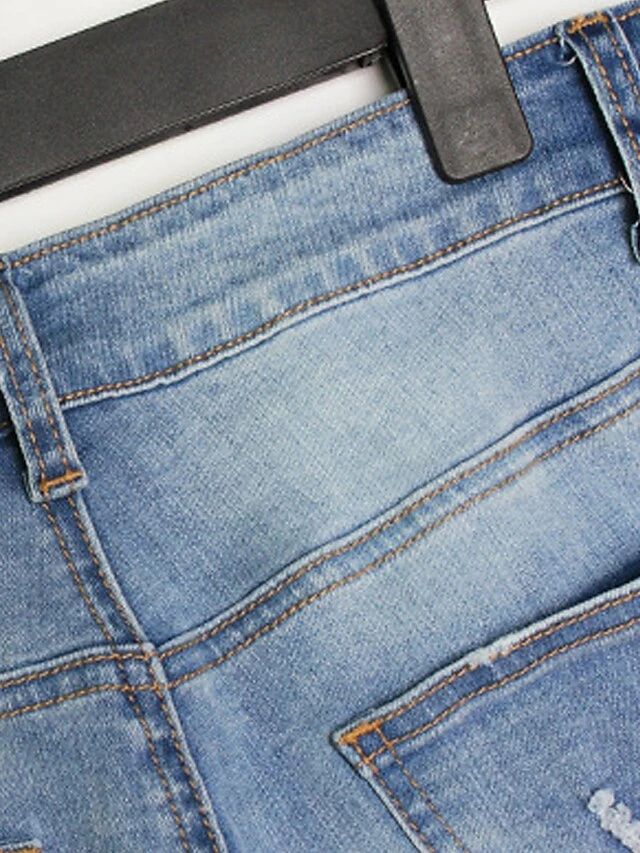 Women's Jeans Straight Full Length Fashion Streetwear Street Daily Robin's Egg Blue S M Fall Winter 14 Women's Jeans Straight Full Length Fashion Streetwear Street Daily Robin's Egg Blue S M Fall Winter - Image 12