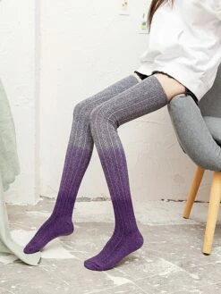 Women's Stockings Thigh-High Crimping Socks All Seasons Tights Thermal Warm Stretchy Knitting Fashion Casual Daily Purple One-Size 25 Women's Stockings Thigh-High Crimping Socks All Seasons Tights Thermal Warm Stretchy Knitting Fashion Casual Daily Purple One-Size -LIGHTINTHEBOX Shop weokal1665481214438