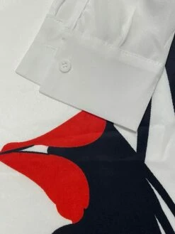 Women's Shirt Blouse Black White Navy Blue Portrait Quarter Zip Print Long Sleeve Daily Weekend Streetwear Casual Standing Collar V Neck Regular Fit Portrait Spring Fall -LIGHTINTHEBOX Shop wjtopb1663580566481