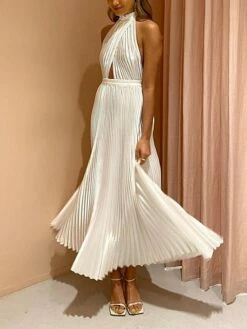 Women's Prom Dress Party Dress Wedding Guest Dress Long Dress Maxi Dress White Pink Purple Sleeveless Pure Color Pleated Summer Spring Halter Neck Fashion Birthday Evening Party Wedding Guest 2023 S 18 Women's Prom Dress Party Dress Wedding Guest Dress Long Dress Maxi Dress White Pink Purple Sleeveless Pure Color Pleated Summer Spring Halter Neck Fashion Birthday Evening Party Wedding Guest 2023 S -LIGHTINTHEBOX Shop wndvwf1683617419409