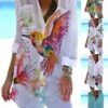Women‘s Shirt Dress Cover Up Beach Dress Beach Wear Mini Dress Pocket Print Fashion Casual Floral Turndown 3/4 Length Sleeve Loose Fit Outdoor Daily White Yellow 2023 Spring Summer S M L XL 2 Women‘s Shirt Dress Cover Up Beach Dress Beach Wear Mini Dress Pocket Print Fashion Casual Floral Turndown 3/4 Length Sleeve Loose Fit Outdoor Daily White Yellow 2023 Spring Summer S M L XL -LIGHTINTHEBOX Shop wnkzyi1676536151480