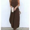 Women's Long Dress Maxi Dress Black Green Blue Sleeveless Pure Color Cold Shoulder Spring Summer Crew Neck Hot S M L XL XXL 3XL 4XL 5XL 2 Women's Long Dress Maxi Dress Black Green Blue Sleeveless Pure Color Cold Shoulder Spring Summer Crew Neck Hot S M L XL XXL 3XL 4XL 5XL -LIGHTINTHEBOX Shop wpby1564388994859