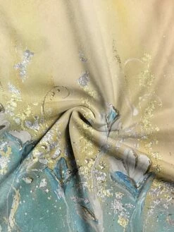 Women's Shirt Blouse Yellow Light Green Blue Graphic Abstract Asymmetric Print Long Sleeve Casual Holiday Basic Round Neck Regular Fit Spring Fall -LIGHTINTHEBOX Shop wpcubm1697801635606