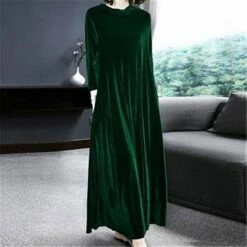 Women‘s Velvet Dress Shift Dress Caftan Dress Long Dress Maxi Dress Green Black Purple Long Sleeve Pure Color Pocket Winter Fall Spring Crew Neck Mature Winter Dress Daily Vacation 2023 36 Women‘s Velvet Dress Shift Dress Caftan Dress Long Dress Maxi Dress Green Black Purple Long Sleeve Pure Color Pocket Winter Fall Spring Crew Neck Mature Winter Dress Daily Vacation 2023 -LIGHTINTHEBOX Shop wrjalk1661312866032