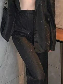 Women's Dress Pants Pants Trousers Baggy Full Length Sequins Baggy Micro-elastic High Waist Fashion Streetwear Party Outdoor Black Silvery S M Fall Winter 20 Women's Dress Pants Pants Trousers Baggy Full Length Sequins Baggy Micro-elastic High Waist Fashion Streetwear Party Outdoor Black Silvery S M Fall Winter -LIGHTINTHEBOX Shop wzbdff1692257390980