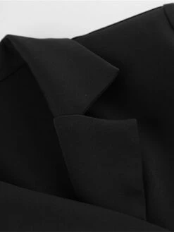 Women's Work Dress Blazer Dress Sheath Dress Fashion Office Daily Workfashion Mini Dress Button Lapel Long Sleeve Plain Regular Fit Black Fall Winter S M L -LIGHTINTHEBOX Shop xbefdm1695645278312