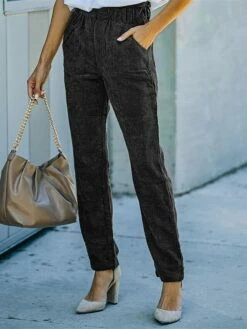 Women‘s Corduroy Pants Chinos Full Length Cotton Micro-elastic High Waist Fashion Streetwear Outdoor Street Black Dark Green S M Fall Winter 8 Women‘s Corduroy Pants Chinos Full Length Cotton Micro-elastic High Waist Fashion Streetwear Outdoor Street Black Dark Green S M Fall Winter -LIGHTINTHEBOX Shop xbrkur1693552869433