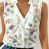 Women's Tank Top White Red Royal Blue Floral Print Sleeveless Casual Holiday Fashion Basic Elegant V Neck Regular Fit Floral Sleeveless 2 Women's Tank Top White Red Royal Blue Floral Print Sleeveless Casual Holiday Fashion Basic Elegant V Neck Regular Fit Floral Sleeveless -LIGHTINTHEBOX Shop xcirfa1681891032807
