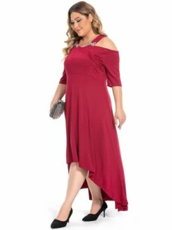 Women‘s Plus Size Curve Party Dress Swing Dress Formal Dress Solid Color Midi Dress Half Sleeve Hollow Out Plus High Low V Neck Elegant Party Black White Summer Spring L XL XXL 3XL 4XL 28 Women‘s Plus Size Curve Party Dress Swing Dress Formal Dress Solid Color Midi Dress Half Sleeve Hollow Out Plus High Low V Neck Elegant Party Black White Summer Spring L XL XXL 3XL 4XL -LIGHTINTHEBOX Shop xdpvhh1694769364224