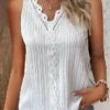 Women's Tank Top White Plain Lace Trims Sleeveless Casual Fashion Basic Elegant V Neck Regular Fit Sleeveless 1 Women's Tank Top White Plain Lace Trims Sleeveless Casual Fashion Basic Elegant V Neck Regular Fit Sleeveless -LIGHTINTHEBOX Shop xfpxbq1682420558632