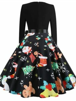 Women's Christmas Retro 1950s Vintage Dress Midi Dress Party Ruched Bow Fruit V Neck Long Sleeve Regular Fit Fall Winter 2023 Deep Green Black S M L XL 31 Women's Christmas Retro 1950s Vintage Dress Midi Dress Party Ruched Bow Fruit V Neck Long Sleeve Regular Fit Fall Winter 2023 Deep Green Black S M L XL -LIGHTINTHEBOX Shop xhpbuk1695363822891