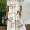 Women's Long Dress Maxi Dress Casual Dress Summer Dress Print Dress Floral Fashion Streetwear Daily Holiday Vacation Print Half Sleeve V Neck Dress Loose Fit White Pink Khaki Summer Spring S M L XL 2 Women's Long Dress Maxi Dress Casual Dress Summer Dress Print Dress Floral Fashion Streetwear Daily Holiday Vacation Print Half Sleeve V Neck Dress Loose Fit White Pink Khaki Summer Spring S M L XL -LIGHTINTHEBOX Shop xjjeut1684235009678