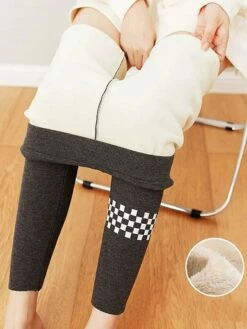 Women's Pants Trousers Anti Chafing Shorts Full Length Fashion Streetwear Street Daily Light Gray Dark-Gray One-Size Fall Winter -LIGHTINTHEBOX Shop xkgtix1693553036559