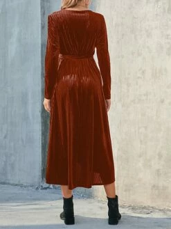 Women's Party Dress Velvet Dress Cocktail Dress Midi Dress Black Wine Brown Long Sleeve Pure Color Lace Up Spring Fall Winter V Neck Fashion Winter Dress Birthday Wedding Guest 2023 S M L XL XXL 3XL 31 Women's Party Dress Velvet Dress Cocktail Dress Midi Dress Black Wine Brown Long Sleeve Pure Color Lace Up Spring Fall Winter V Neck Fashion Winter Dress Birthday Wedding Guest 2023 S M L XL XXL 3XL -LIGHTINTHEBOX Shop xlvoyj1692078942691
