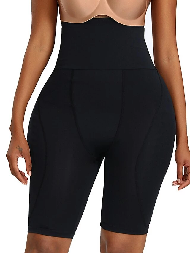 Women's Shapewear Casual / Sporty Shorts Short Pants Weekend Yoga Stretchy Solid Colored Tummy Control Butt Lift High Waist Skinny Black Beige S M L XL XXL 7 Women's Shapewear Casual / Sporty Shorts Short Pants Weekend Yoga Stretchy Solid Colored Tummy Control Butt Lift High Waist Skinny Black Beige S M L XL XXL - Image 5