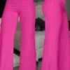 Women's Wide Leg Pants Trousers Full Length High Cut Micro-elastic High Waist Fashion Streetwear Party Daily Wear Robin's Egg Blue Black S M Fall Winter -LIGHTINTHEBOX Shop xrcgzd1693295341149