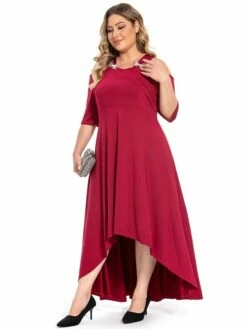 Women‘s Plus Size Curve Party Dress Swing Dress Formal Dress Solid Color Midi Dress Half Sleeve Hollow Out Plus High Low V Neck Elegant Party Black White Summer Spring L XL XXL 3XL 4XL 27 Women‘s Plus Size Curve Party Dress Swing Dress Formal Dress Solid Color Midi Dress Half Sleeve Hollow Out Plus High Low V Neck Elegant Party Black White Summer Spring L XL XXL 3XL 4XL -LIGHTINTHEBOX Shop xrgkav1694769366090