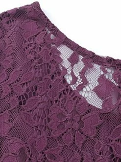 Women's Work Dress Casual Dress Sheath Dress Fashion Winter Dress Daily Mini Dress Lace Ruched Crew Neck Long Sleeve Plain Regular Fit Purple Fall Winter S M L XL -LIGHTINTHEBOX Shop xuxnoi1695636089269