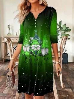 Women's Casual Dress Christmas Dress Winter Dress Letter Santa Claus Button Print Split Neck Mini Dress Fashion Streetwear Outdoor Christmas Long Sleeve Loose Fit Wine Blue Purple Fall Winter S M L 8 Women's Casual Dress Christmas Dress Winter Dress Letter Santa Claus Button Print Split Neck Mini Dress Fashion Streetwear Outdoor Christmas Long Sleeve Loose Fit Wine Blue Purple Fall Winter S M L -LIGHTINTHEBOX Shop xwoney1697108875041