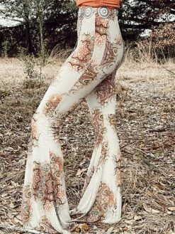 Women's Slim Tights Pants Trousers Flare Leggings White High Waist Fashion Streetwear Casual Street Causal Daily High Cut High Elasticity Full Length Breathability Floral S M L XL 11 Women's Slim Tights Pants Trousers Flare Leggings White High Waist Fashion Streetwear Casual Street Causal Daily High Cut High Elasticity Full Length Breathability Floral S M L XL -LIGHTINTHEBOX Shop ybnvkk1690443469935