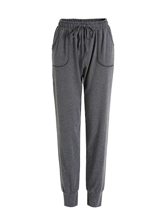 Women's Cargo Pants Sweatpants Chinos Full Length Cotton Blend Pocket Micro-elastic High Waist Fashion Streetwear Street Daily Black Wine S M Fall & Winter 11 Women's Cargo Pants Sweatpants Chinos Full Length Cotton Blend Pocket Micro-elastic High Waist Fashion Streetwear Street Daily Black Wine S M Fall & Winter - Image 9