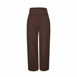 Women's Culottes Wide Leg Chinos Slacks Pants Trousers Yellow Wine Army Green Mid Waist Basic Work Casual Daily Weekend Stretchy Full Length Solid Colored S M L XL XXL -LIGHTINTHEBOX Shop ygzbsw1675319874197