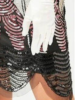 Women's Retro 1920s Sequin Dress Midi Dress Party Halloween Sequins Patchwork Leaf Deep U Sleeveless Regular Fit Spring Fall 2023 Pink Red XS S M L -LIGHTINTHEBOX Shop ykirpa1692948632644