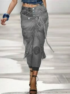 Women's Jeans Skinny Cropped Pants Full Length Fashion Streetwear Street Daily Grey Blue S M Summer Fall -LIGHTINTHEBOX Shop ymouek1694754614887