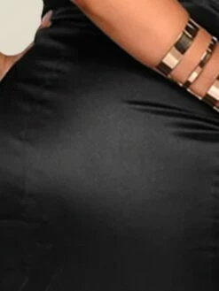 Women's Party Dress Satin Dress Sheath Dress Knee Length Dress Black Camel Green Long Sleeve Pure Color Ruched Fall Winter Autumn Cold Shoulder Elegant Party Winter Dress Fall Dress 2022 S M L XL XXL -LIGHTINTHEBOX Shop ypmgvw1635414170738