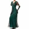 Women's Retro 1920s Sequin Dress Long Dress Maxi Dress Party Halloween Sequins Mesh Floral V Neck Short Sleeve Regular Fit Spring Fall 2023 Black Red XS S M L 2 Women's Retro 1920s Sequin Dress Long Dress Maxi Dress Party Halloween Sequins Mesh Floral V Neck Short Sleeve Regular Fit Spring Fall 2023 Black Red XS S M L -LIGHTINTHEBOX Shop yqpezb1692857594369