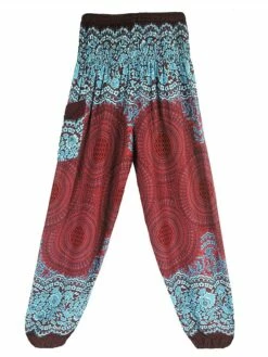 Women's Joggers Chinos Pants Trousers Wine Depression Green Blue High Waist Casual Boho Athleisure Outdoor Sports Daily Wear Full Length Comfort Geometric One-Size -LIGHTINTHEBOX Shop ysxkyw1688541798744