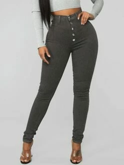 Women's Jeans Skinny Pants Trousers Full Length Denim Side Pockets Micro-elastic High Waist Fashion Casual Weekend Light Blue Dark Gray S M 25 Women's Jeans Skinny Pants Trousers Full Length Denim Side Pockets Micro-elastic High Waist Fashion Casual Weekend Light Blue Dark Gray S M -LIGHTINTHEBOX Shop ytobwm1663591849215