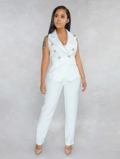 Women's Blazer Vest Office Suit Pants Sets White Solid Color Sleeveless Office Work Business Basic Shirt Collar Regular Fit Fall & Winter 20 Women's Blazer Vest Office Suit Pants Sets White Solid Color Sleeveless Office Work Business Basic Shirt Collar Regular Fit Fall & Winter -LIGHTINTHEBOX Shop yvnrjc1627617407319