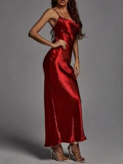 Women‘s Christmas Prom Dress Party Dress Satin Dress Long Dress Maxi Dress Red Gold Sleeveless Pure Color Backless Spring Fall Winter Spaghetti Strap Fashion Birthday Evening Party Wedding Guest 15 Women‘s Christmas Prom Dress Party Dress Satin Dress Long Dress Maxi Dress Red Gold Sleeveless Pure Color Backless Spring Fall Winter Spaghetti Strap Fashion Birthday Evening Party Wedding Guest -LIGHTINTHEBOX Shop ywfqul1692173958398