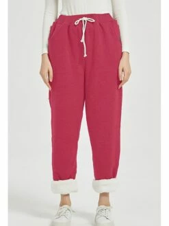 Women's Loose Thermal Fleece Shearling Harem Sweatpants Jogger Pants(1036-black-xs) -LIGHTINTHEBOX Shop zfcsrd1639034009909