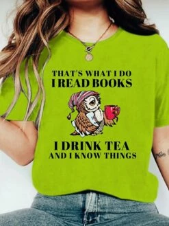 Women's T Shirt Tee 100% Cotton White Yellow Light Green Graphic Letter Print Short Sleeve Daily Holiday Weekend Basic Round Neck Regular Fit Painting -LIGHTINTHEBOX Shop zighbl1670480996504