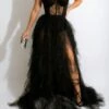 Women‘s Prom Party Dress Black Dress Long Dress Maxi Dress Red Sleeveless Pure Color Lace Winter Fall Autumn Strapless Party 2023 S M L XL XXL 3XL 4XL 5XL -LIGHTINTHEBOX Shop ziseil1663049693931