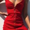 Women's Sheath Dress Mini Dress Black White Red Sleeveless Pure Color Zipper Spring Summer Spaghetti Strap Stylish Party 2022 XS S M L XL XXL 3XL 2 Women's Sheath Dress Mini Dress Black White Red Sleeveless Pure Color Zipper Spring Summer Spaghetti Strap Stylish Party 2022 XS S M L XL XXL 3XL -LIGHTINTHEBOX Shop zjetms1638356118015