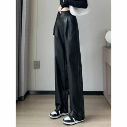 Women's Slacks Full Length PU Casual Casual Black S M Spring, Fall, Winter, Summer 6 Women's Slacks Full Length PU Casual Casual Black S M Spring, Fall, Winter, Summer -LIGHTINTHEBOX Shop zmfdug1694149963028