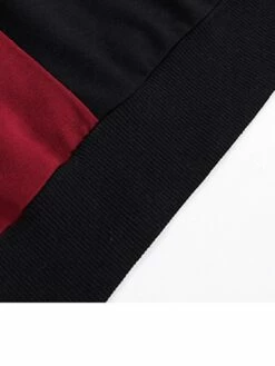 Women's Casual Dress Hoodie Dress Mini Dress Fashion Daily Outdoor Home Vacation Crew Neck Patchwork Print Loose Fit Blue Army Green Dark Gray S M L XL -LIGHTINTHEBOX Shop znbjrb1693535798061