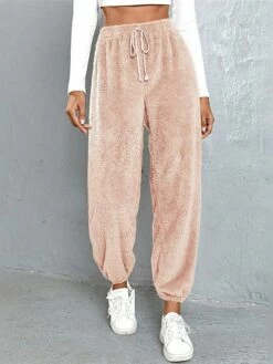 Women's Fleece Pants Sweatpants Chinos Pants Trousers Flannel Dark Brown Black Pink High Waist Fashion Streetwear Daily Wear Vacation Casual Daily Micro-elastic Full Length Comfy Solid Colored XS S M 35 Women's Fleece Pants Sweatpants Chinos Pants Trousers Flannel Dark Brown Black Pink High Waist Fashion Streetwear Daily Wear Vacation Casual Daily Micro-elastic Full Length Comfy Solid Colored XS S M -LIGHTINTHEBOX Shop zoqnqi1691478292855