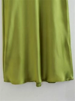 Women's Prom Dress Party Dress Satin Dress Midi Dress White Green Sleeveless Pure Color Backless Spring Fall Winter Spaghetti Strap Fashion Evening Party Wedding Guest Vacation 2023 S M L -LIGHTINTHEBOX Shop zvgrmo1691745620857