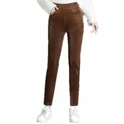 Women‘s Fleece Corduroy Pants Chinos Trousers Ankle-Length Side Pockets Micro-elastic Mid Waist Fashion Casual Weekend Black Brown S M 18 Women‘s Fleece Corduroy Pants Chinos Trousers Ankle-Length Side Pockets Micro-elastic Mid Waist Fashion Casual Weekend Black Brown S M -LIGHTINTHEBOX Shop zwaeef1656415174411