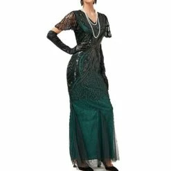 Women's Retro 1920s Sequin Dress Long Dress Maxi Dress Party Halloween Sequins Mesh Geometric V Neck Sleeveless Regular Fit Spring Fall 2023 Black Red XS S M L 18 Women's Retro 1920s Sequin Dress Long Dress Maxi Dress Party Halloween Sequins Mesh Geometric V Neck Sleeveless Regular Fit Spring Fall 2023 Black Red XS S M L -LIGHTINTHEBOX Shop zxelkl1692616099754