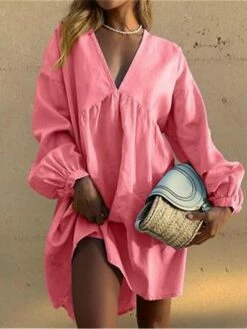 Women's Casual Dress Cotton Linen Dress Mini Dress Cotton Basic Classic Outdoor Daily Vacation V Neck Basic Long Sleeve Summer Spring Fall 2023 Loose Fit Yellow Red Blue Plain S M L XL 2XL 9 Women's Casual Dress Cotton Linen Dress Mini Dress Cotton Basic Classic Outdoor Daily Vacation V Neck Basic Long Sleeve Summer Spring Fall 2023 Loose Fit Yellow Red Blue Plain S M L XL 2XL -LIGHTINTHEBOX Shop zyctsa1690881680629